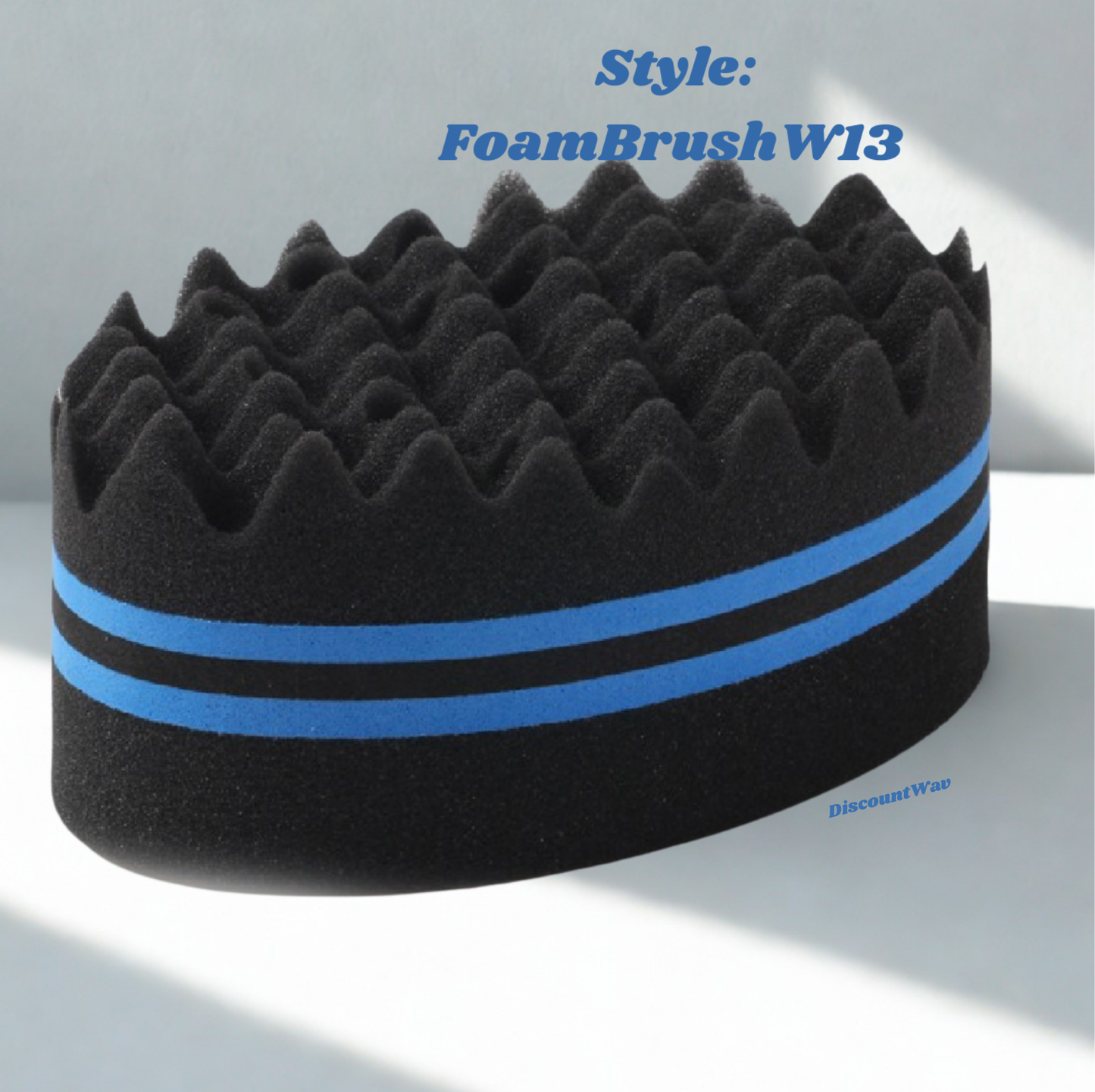 2 Pack Luxury Sponge Foam Wav Brush