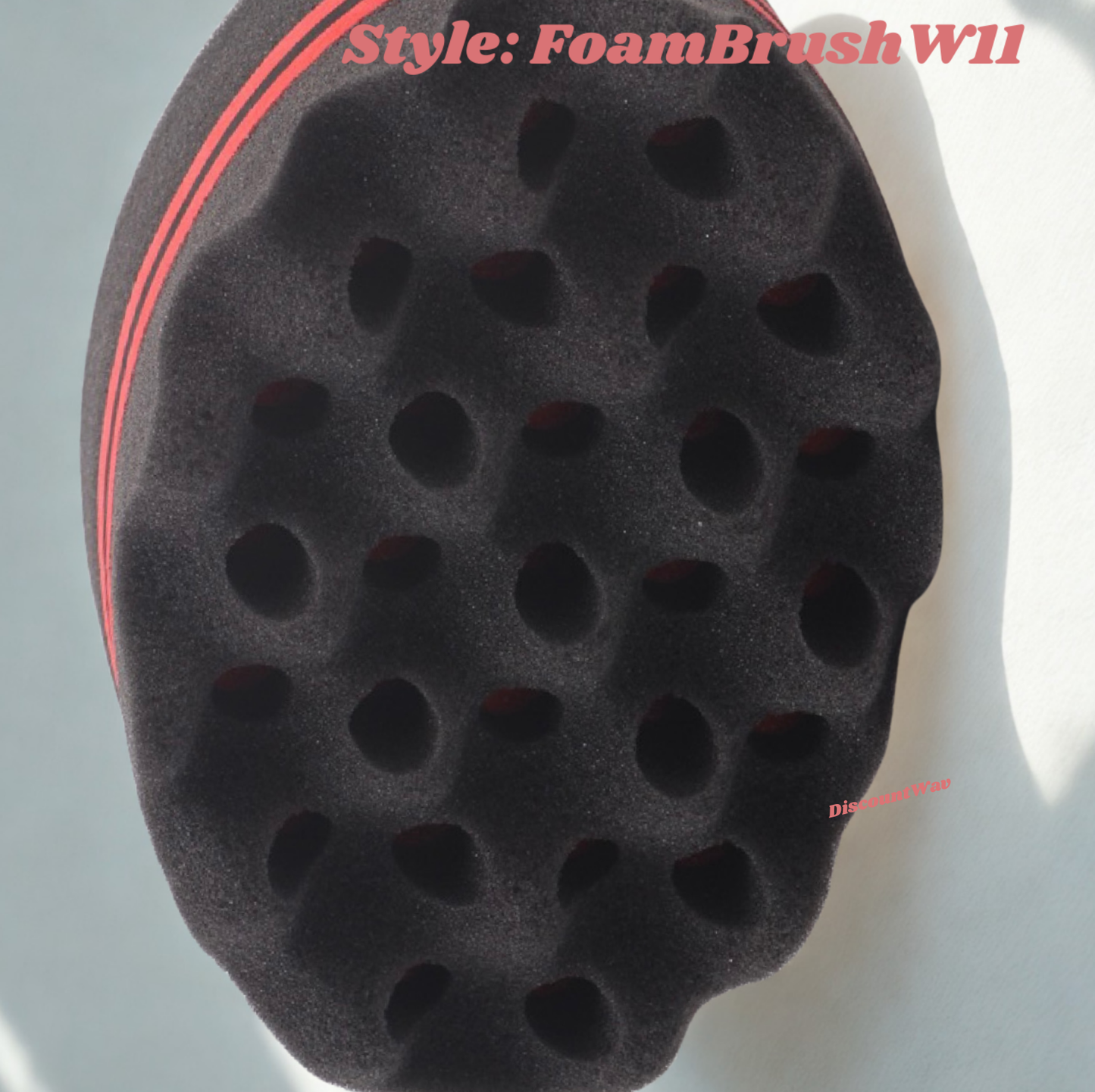 2 Pack Luxury Sponge Foam Wav Brush